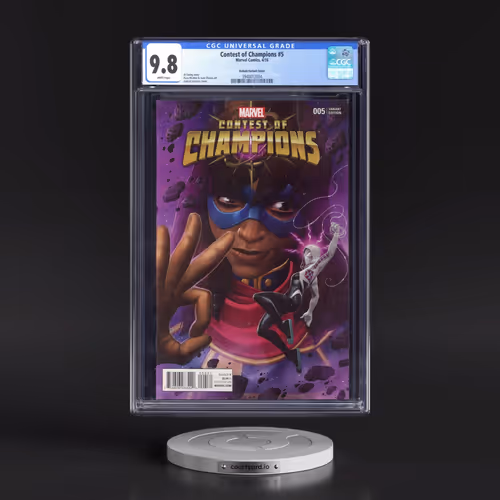 Contest of Champions #5 CGC 9.8 White Pages (Marvel Comics, 4/16) - Universal Kabam Variant Cover
