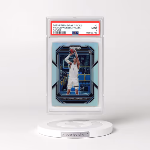 2023 Panini Prizm Draft Picks #2 Victor Wembanyama - Silver Prizm (PSA 9 MINT)