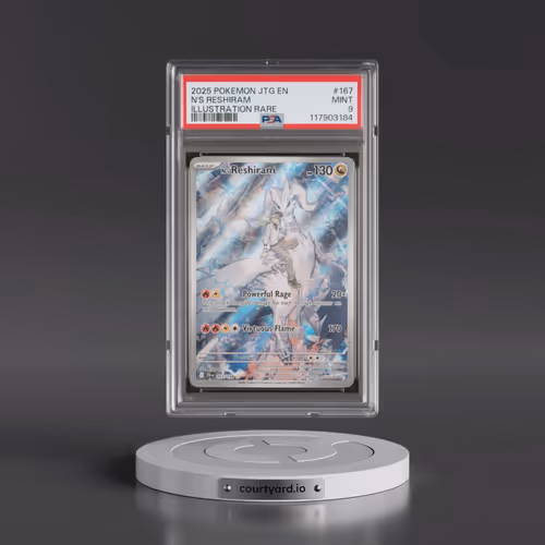2025 Pokémon Jtg EN-Journey Together #167 N's Reshiram - Illustration Rare (PSA 9 MINT)