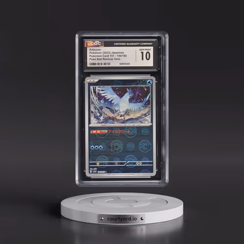 2023 Pokémon Card 151 #144/165 Articuno - Reverse Holo Poké Ball (CGC 10 GEM MINT)