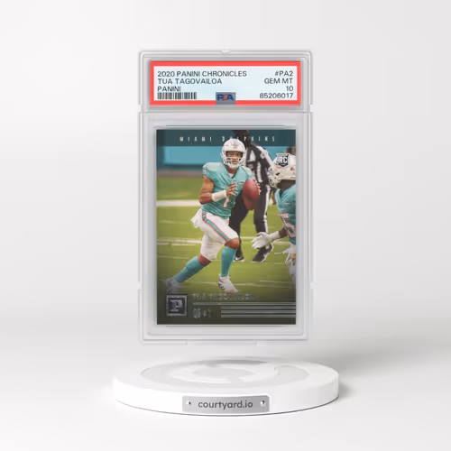 2020 Panini Chronicles Panini #PA2 Tua Tagovailoa - Base (PSA 10 GEM MINT)