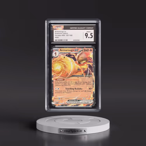2023 Pokémon Par EN-Paradox Rift #027 Armarouge EX - Holo (CGC 9.5 MINT+)