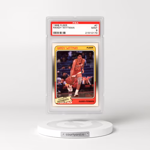 1988 Fleer #7 Randy Wittman (PSA 9 MINT)