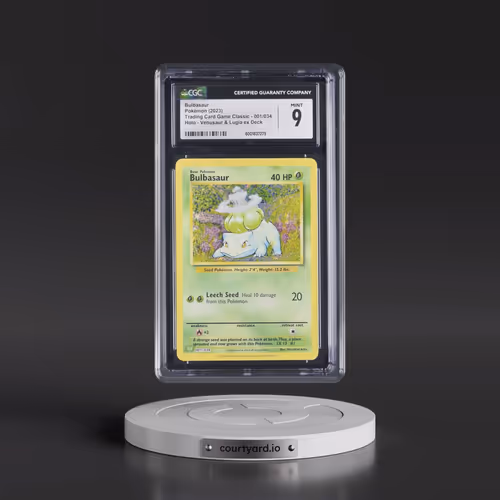 2023 Pokémon CLV-Trading Card Game Classic Venusaur & Lugia EX Deck #001 Bulbasaur (CGC 9 MINT)