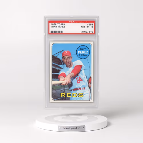 1969 Topps #295 Tony Perez (PSA 8 NM-MT)