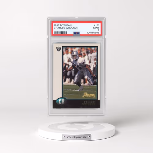 1998 Bowman #181 Charles Woodson (PSA 9 MINT)