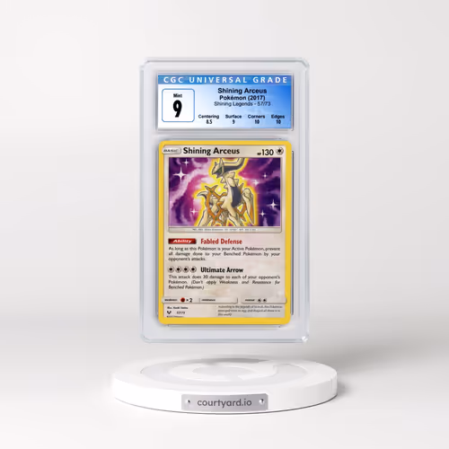 2017 Shining Legends #57/73 Shining Arceus - Holo (CGC 9 MINT)
