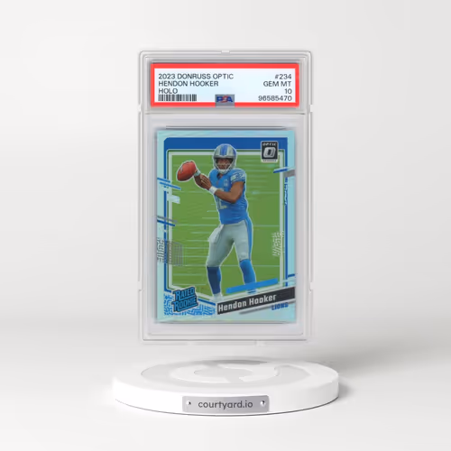 2023 Panini Donruss Optic #234 Hendon Hooker - Holo (PSA 10 GEM MINT)