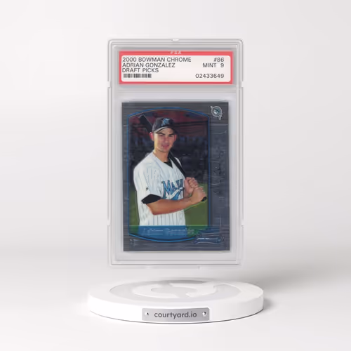 2000 Bowman Chrome Draft Picks #86 Adrian Gonzalez (PSA 9 MINT)