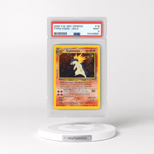 2000 Pokémon Neo Genesis #18 Typhlosion - Holo (PSA 9 MINT)