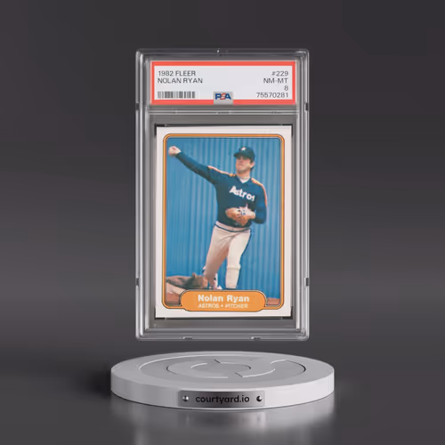 1982 Fleer #229 Nolan Ryan (PSA 8 NM-MT)