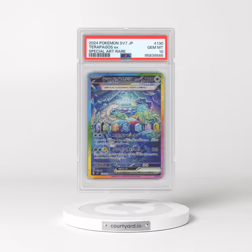 2024 Pokémon SV7-Stellar Miracle #130 Terapagos EX - Holo Special Art Rare (PSA 10 GEM MINT)