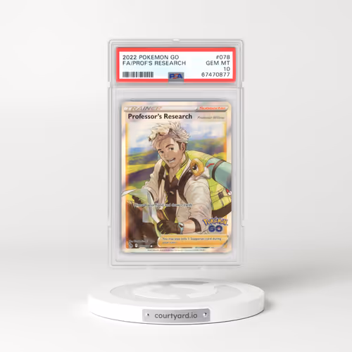 2022 Pokémon GO #078 Professor's Research (PSA 10 GEM MINT)