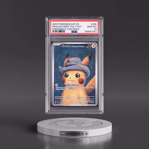 2023 Pokémon Svp EN-SV Black Star Promo #085 Pikachu With Grey Felt Hat - Pokemon X Van Gogh (PSA 10