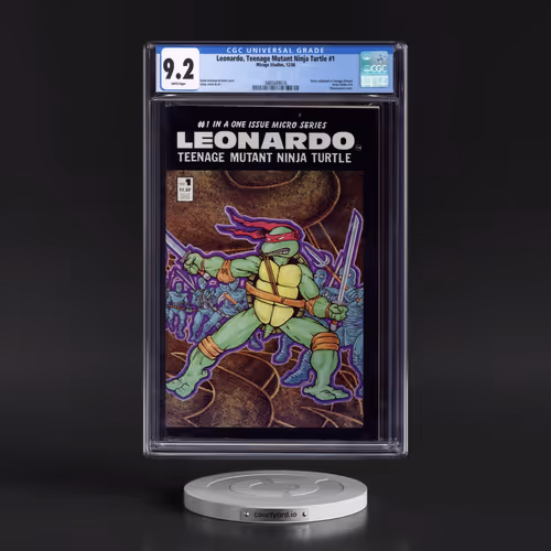 Leonardo, Teenage Mutant Ninja Turtle #1 CGC 9.2 White Pages (Mirage Studios, 12/86) - Universal