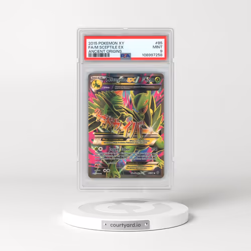 2015 Pokémon XY Ancient Origins #85 M Sceptile EX - Holo Full Art (PSA 9 MINT)