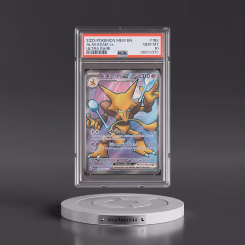 2023 Pokémon Mew EN-151 #188 Alakazam EX - Holo Ultra Rare (PSA 10 GEM MINT)
