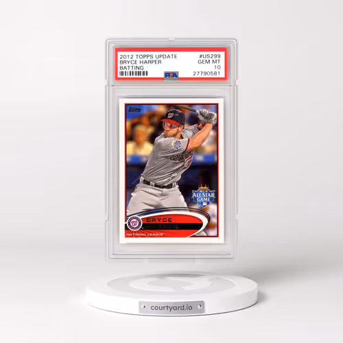 2012 Topps Update #US299 Bryce Harper - Batting (PSA 10 GEM MINT)