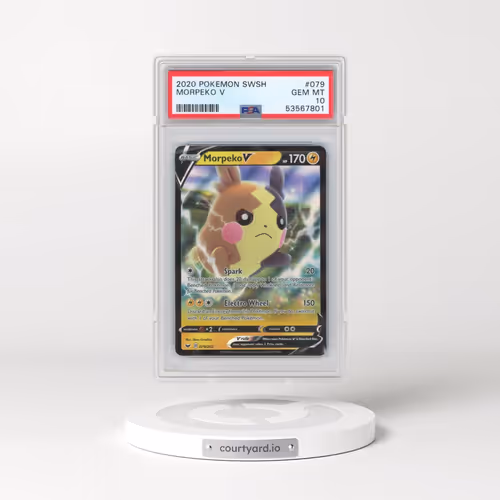 2020 Pokémon Sword & Shield #079 Morpeko V - Holo (PSA 10 GEM MINT)