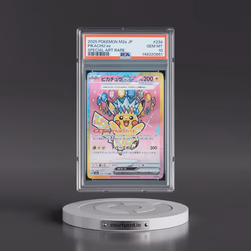 2025 Pokémon M2a-Mega Dream EX #234 Pikachu EX - Holo Special Art Rare (PSA 10 GEM MINT)