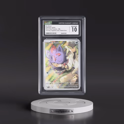 2025 Pokémon Svp EN-SV Black Star Promo #189 N's Zorua - Journey Together Elite Trainer Box (CGC 10