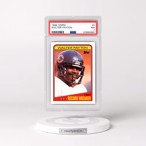 1988 Topps #5 Walter Payton (PSA 7 NM)
