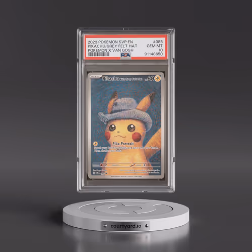 2023 Pokémon Svp EN-SV Black Star Promo #85 Pikachu With Grey Felt Hat Pokemon X Van Gogh