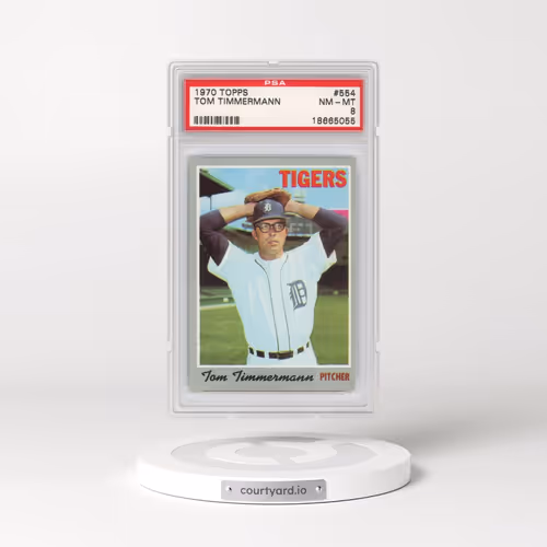 1970 Topps #554 Tom Timmermann (PSA 8 NM-MT)