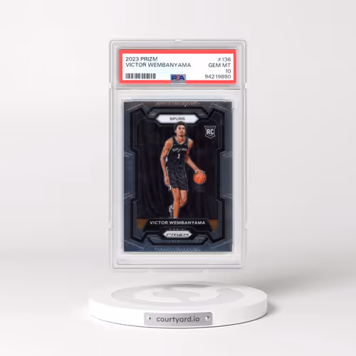 2023 Panini Prizm #136 Victor Wembanyama (PSA 10 GEM MINT)