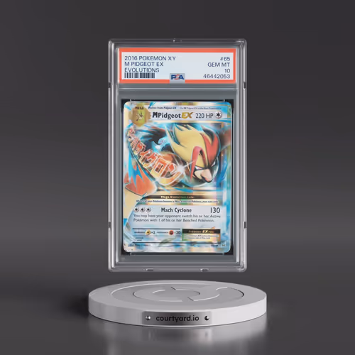 2016 Pokémon XY Evolutions #65 M Pidgeot EX - Holo (PSA 10 GEM MINT)