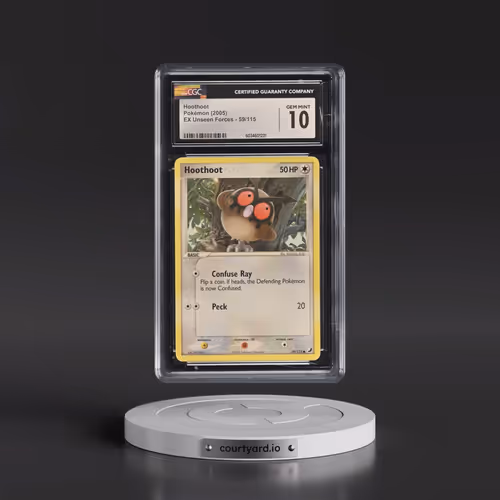 2005 Pokémon EX Unseen Forces #59 Hoothoot (CGC 10 GEM MINT)