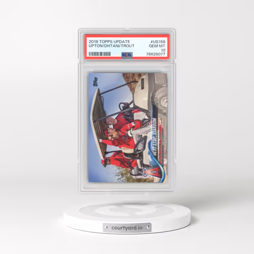 2018 Topps Update #US158 Justin Upton/Mike Trout/Shohei Ohtani (PSA 10 GEM MINT)
