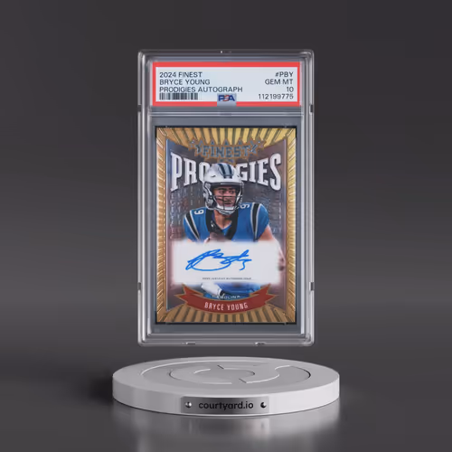 2024 Topps Finest Prodigies Autographs #PBY Bryce Young (PSA 10 GEM MINT)