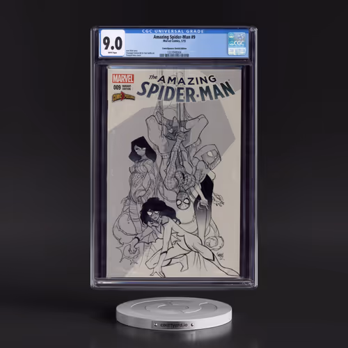Amazing Spider-Man #9 CGC 9.0 White Pages (Marvel Comics, 1/15) - Universal ComicXposure Sketch Edit
