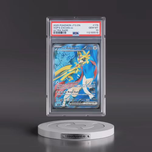2025 Pokémon Jtg EN-Journey Together #176 Hop's Zacian EX - Holo Ultra Rare (PSA 10 GEM MINT)