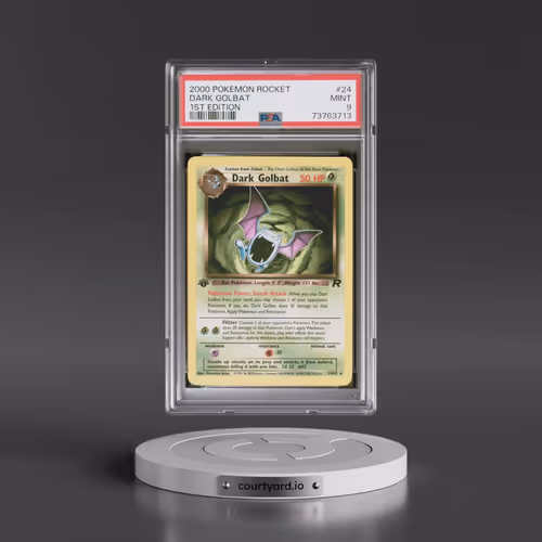 2000 Pokémon Rocket #24 Dark Golbat - 1st Edition (PSA 9 MINT)