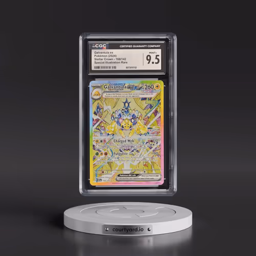2024 Stellar Crown - SCR EN #168/142 Galvantula ex - Special Illustration Rare (CGC 9.5 MINT+)