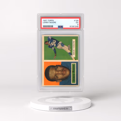 1957 Topps #128 Lenny Moore (PSA 5 EX)