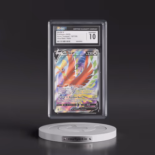 2022 Silver Tempest #187/195 Ho-Oh V - Ultra Rare Holo (CGC 10 GEM MINT)