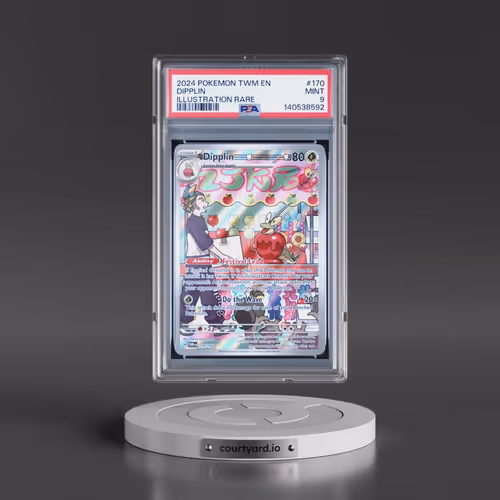 2024 Pokémon Twm EN-Twilight Masquerade #170 Dipplin - Illustration Rare (PSA 9 MINT)