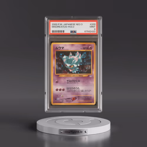 2000 Pokémon Neo 3 #200 Misdreavus - Holo (PSA 9 MINT)