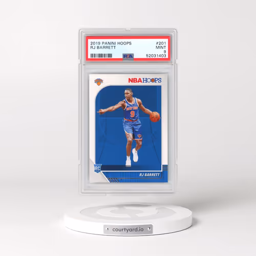2019 Panini Hoops #201 RJ Barrett (PSA 9 MINT)