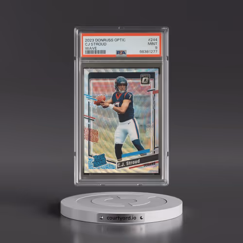 2023 Panini Donruss Optic #244 CJ Stroud - Wave (PSA 9 MINT)