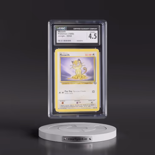 1999 Jungle #56/64 Meowth (CGC 4.5 VG-EX+)