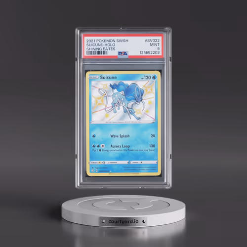 2021 Pokémon Sword & Shield Shining Fates #SV022 Suicune - Holo (PSA 9 MINT)