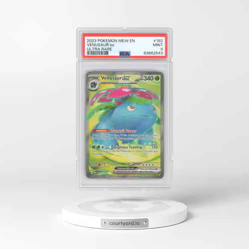 2023 Pokémon Mew EN-151 #182 Venusaur EX - Holo Ultra Rare (PSA 9 MINT)