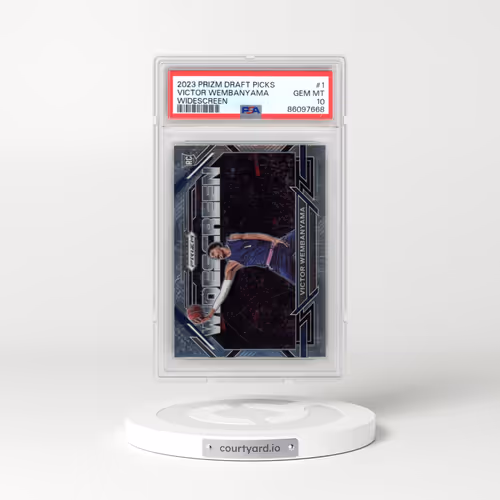 2023 Panini Prizm Draft Picks Widescreen #1 Victor Wembanyama (PSA 10 GEM MINT)
