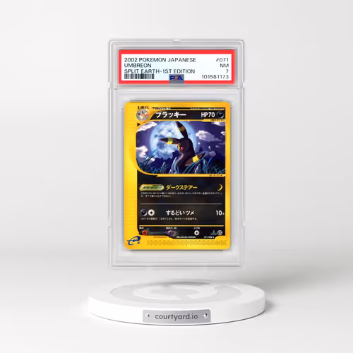 2002 Pokémon Split Earth #071 Umbreon - 1st Edition (PSA 7 NM)