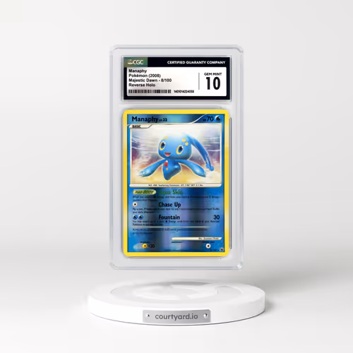 2008 Majestic Dawn #8 Manaphy - Holo (CGC 10 GEM MINT)