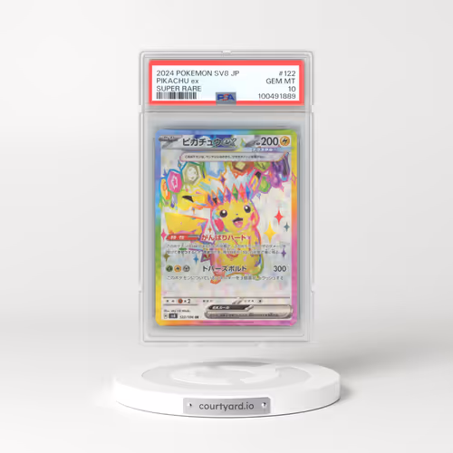 2024 Pokémon SV8-Super Electric Breaker #122 Pikachu EX - Holo Super Rare (PSA 10 GEM MINT)